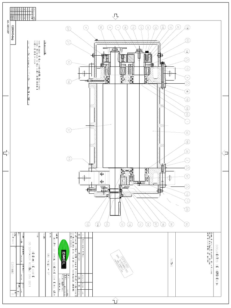 C200440-Desenho de Corte Do Equipamento 0 | PDF