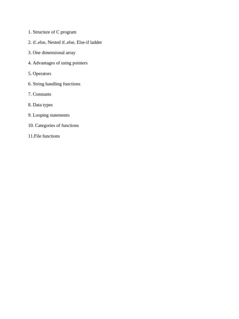 C Programming | PDF