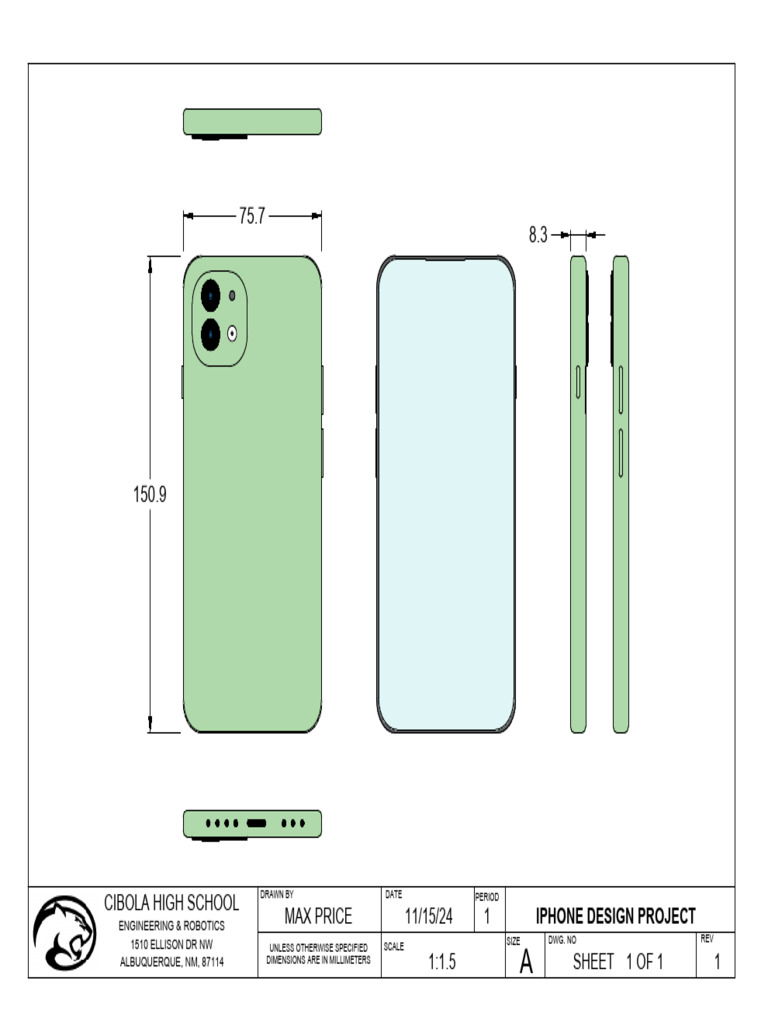 Cibola High School iPhone Design Project | PDF