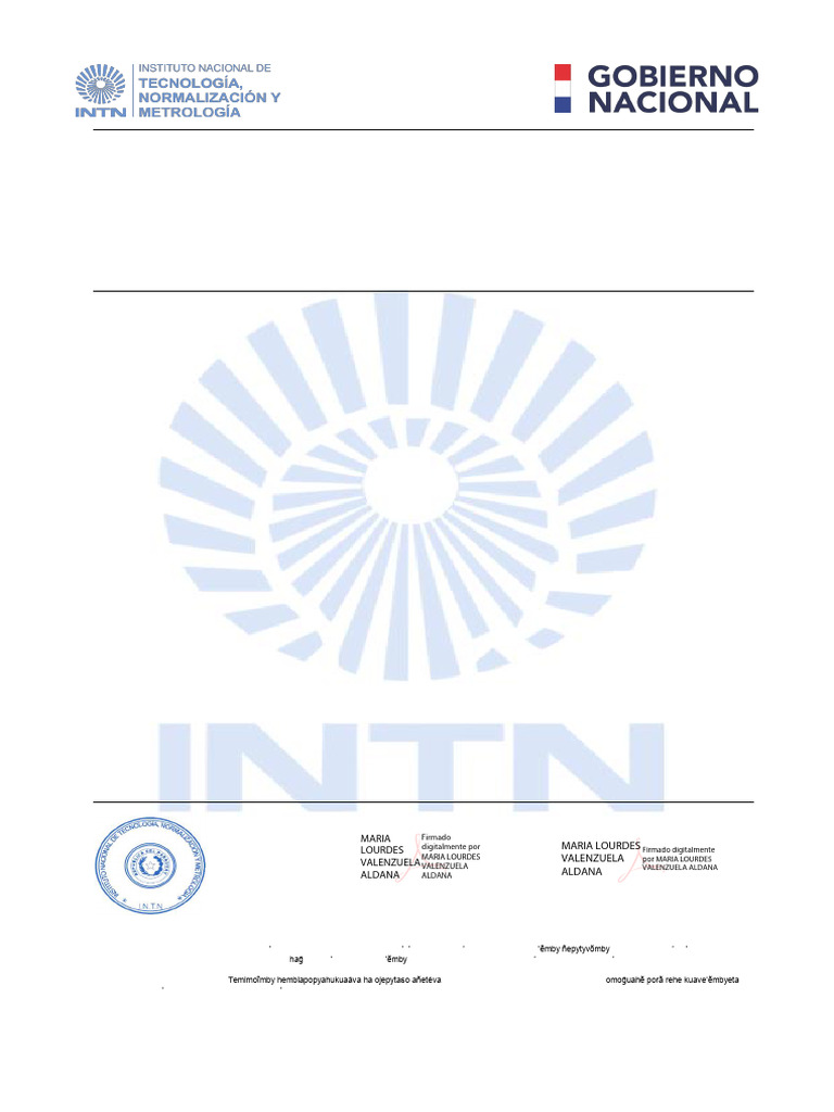 Instituto Nacional de Tecnología y Metrología | PDF | Metrología ...