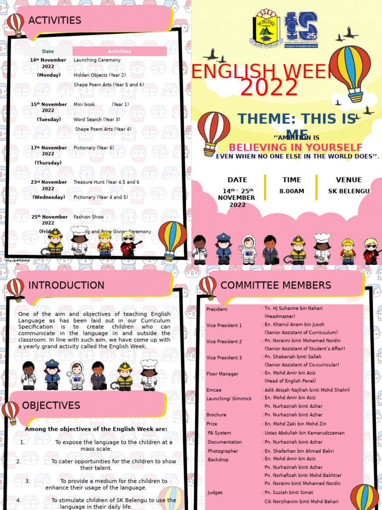 Buku Program Eng Week 2022 | PDF | Linguistics | Human Communication