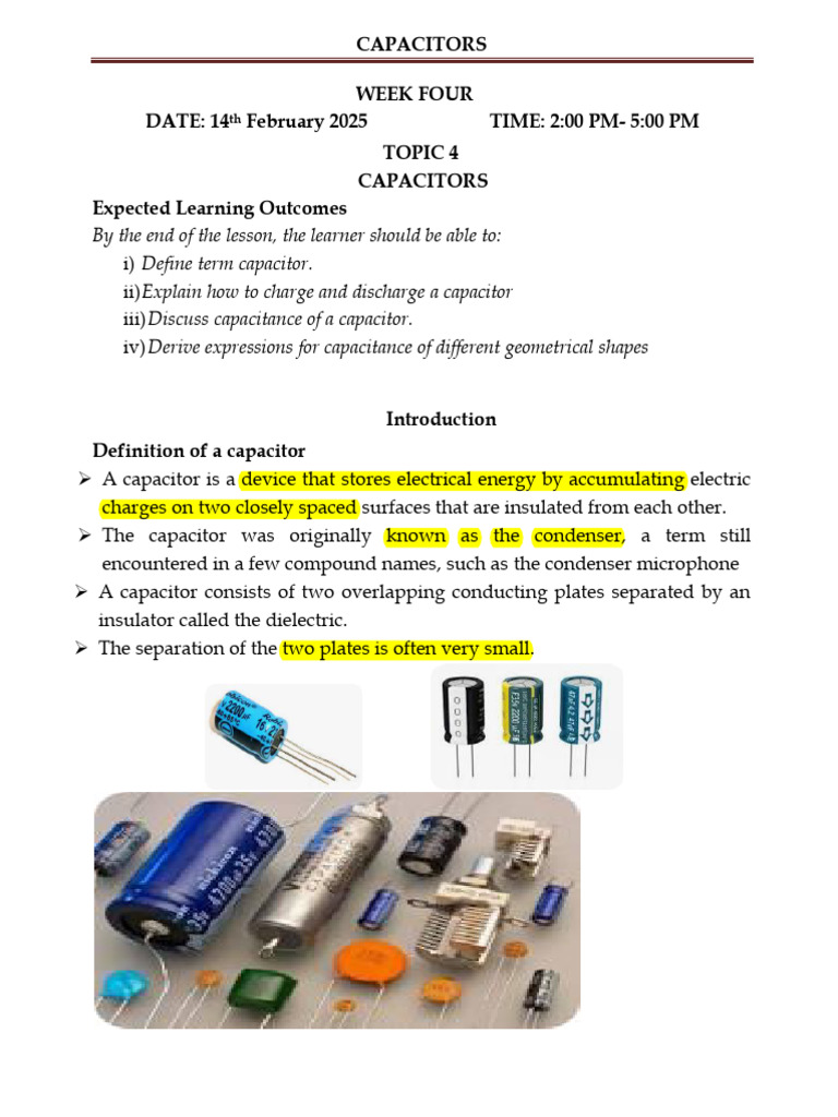 Understanding Capacitors and Capacitance | PDF | Capacitance | Capacitor