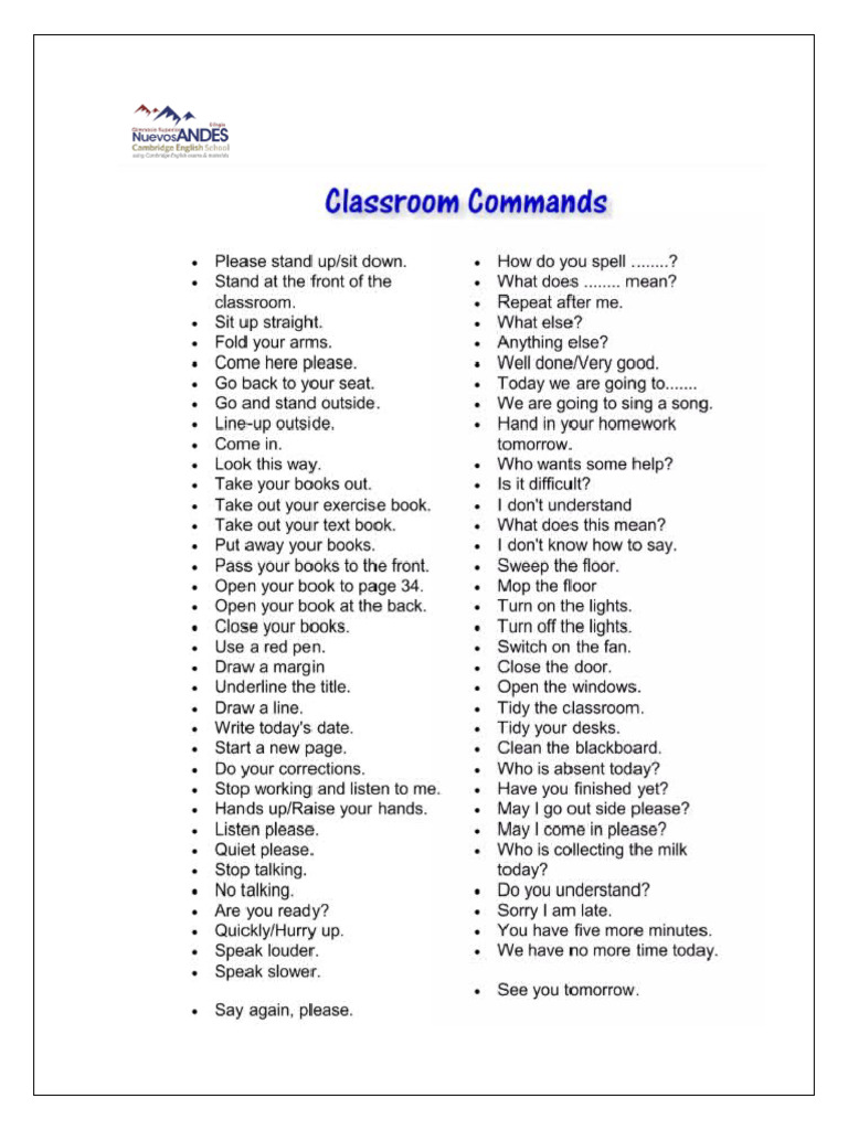 COMMANDS | PDF