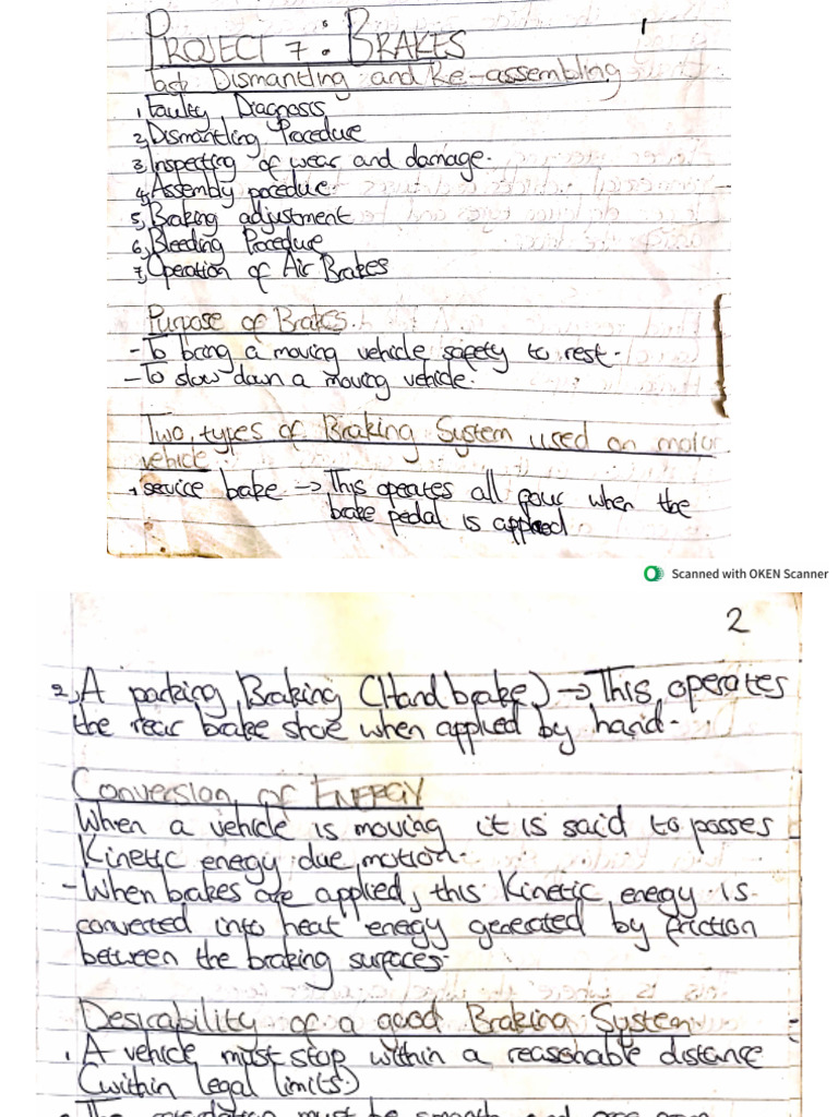 BRAKES (Compressed Notes) | PDF