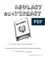 Vocabulary Dictionary