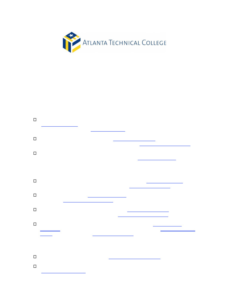 ATC Student Enrollment Checklist | PDF | Student Financial Aid In The ...