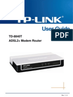 Tplink Td8840t Manual