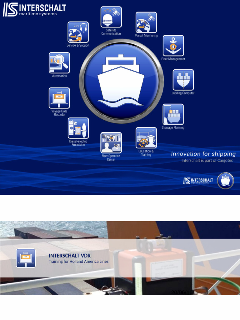 Interschalt VDR Training Overview | PDF | Ships | Shipping