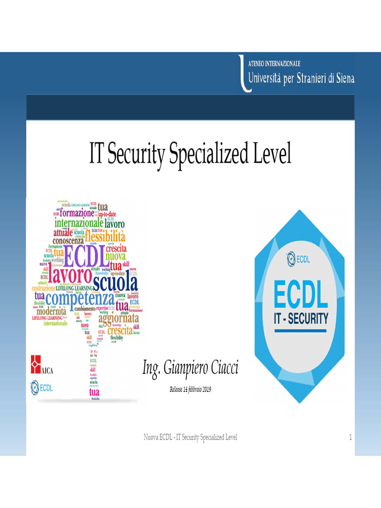 Corso - IT - Security | PDF