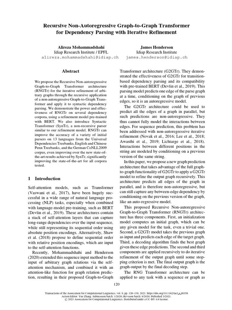 2021.tacl-1.8 | PDF | Parsing | Linguistics
