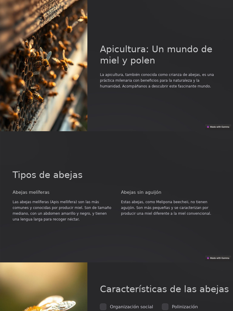 Apicultura Un Mundo de Miel y Polen | PDF