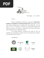 Modelo de Convite para o III EBDRC