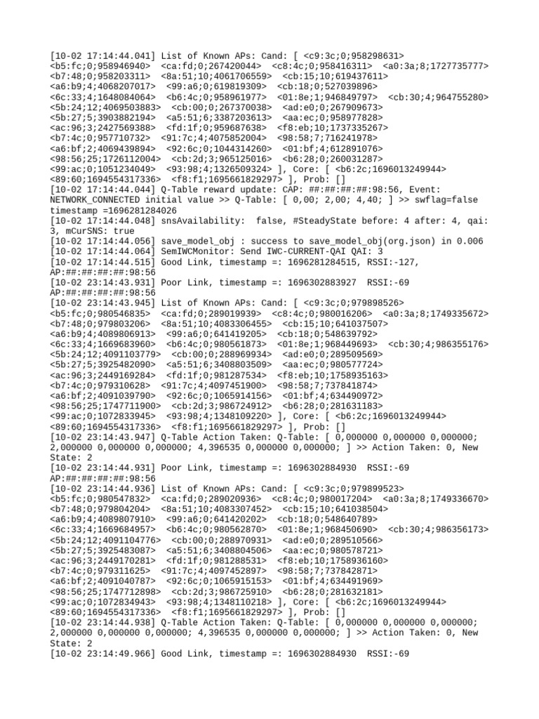 Network Performance Log Analysis | PDF