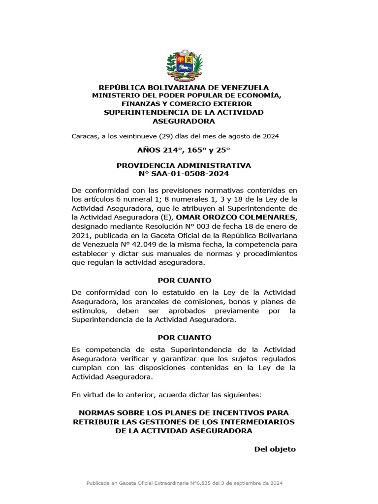 Normas de Comisiones en Aseguradoras | PDF | Seguro | Reaseguro