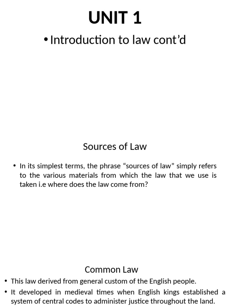 Sources of Law and Zambian Judiciary Overview | PDF | Precedent ...