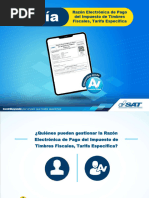 Instrucciones para Timbre Fiscal Electrónico | PDF | Transferencia ...