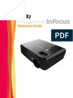 InFocus X6 X7 Reference Guide en