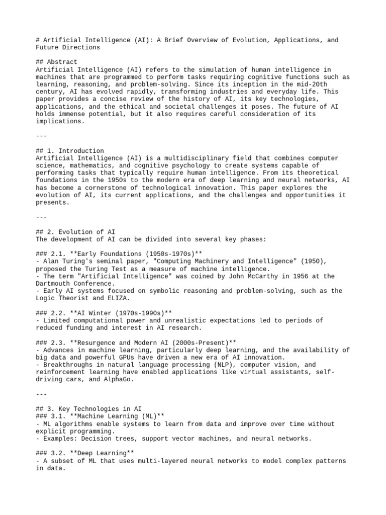 Ai | PDF | Artificial Intelligence | Intelligence (AI) & Semantics
