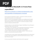 Macbeth Full Text PDF | PDF