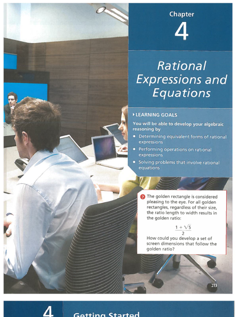 Chapter 4 Rational Expressions - Equations | PDF