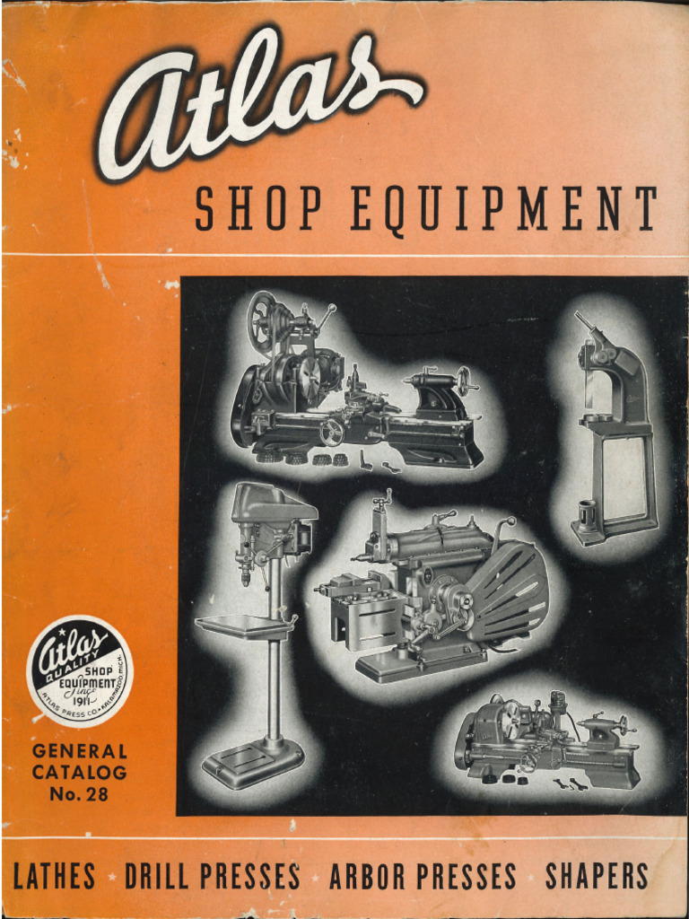 Atlas Pressed Metals Equipment Catalog | PDF | Tools | Metalworking