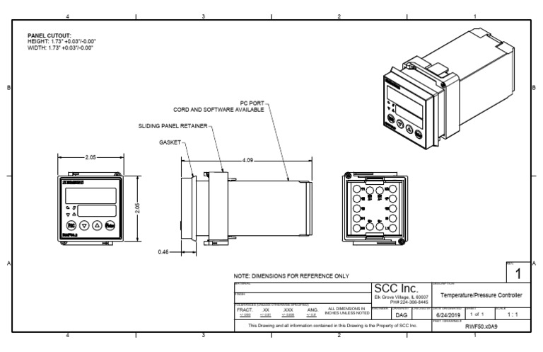 RWF50.x0A9 2 D Drawing PDF | PDF