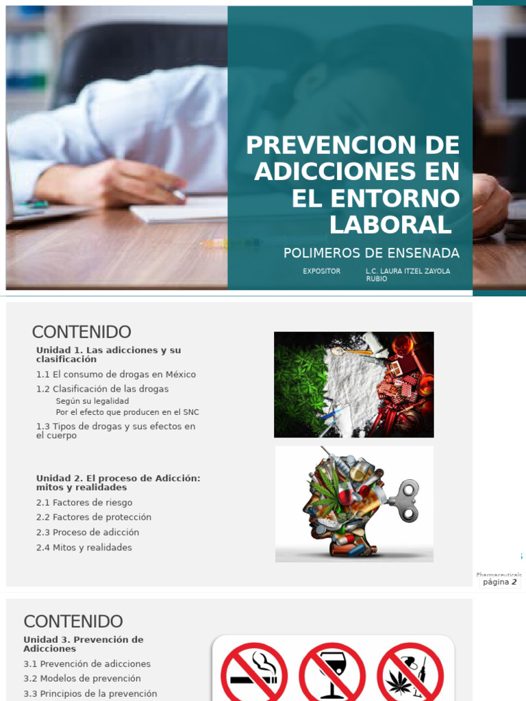 Prevencion de Adicciones en El Entorno Laboral | PDF | Drogas ...