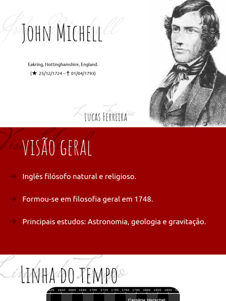 Contribuições de John Michell à Ciência | PDF | Ciências Físicas ...