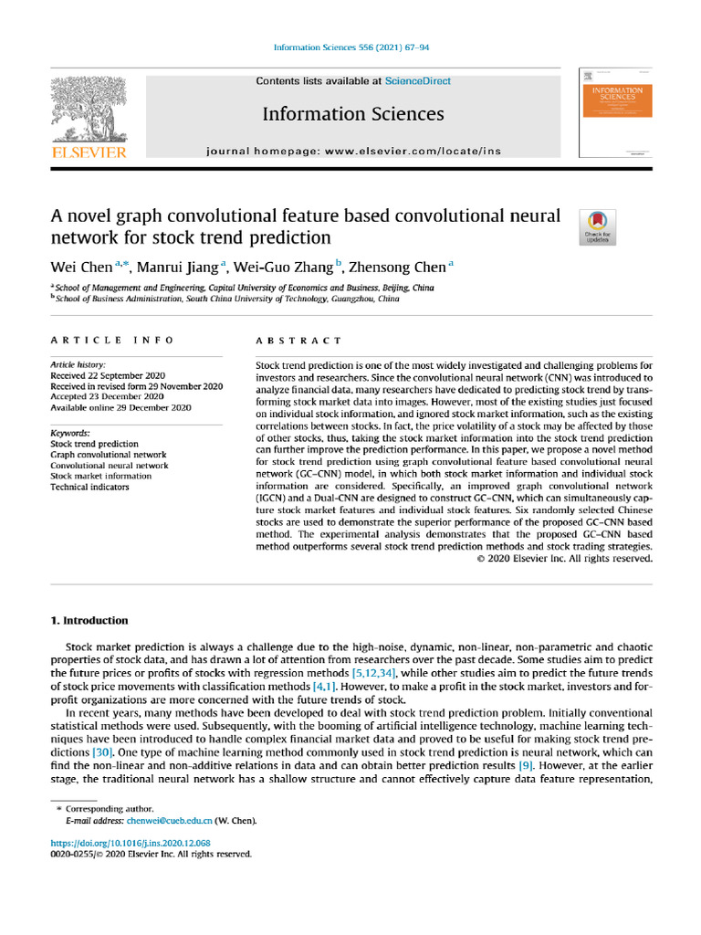 A Novel Graph Convolutional Feature Based Convolutional Neural Network ...