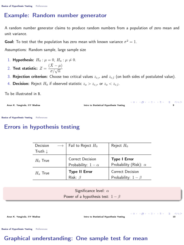 Lec3_2 | PDF | P Value | Statistics