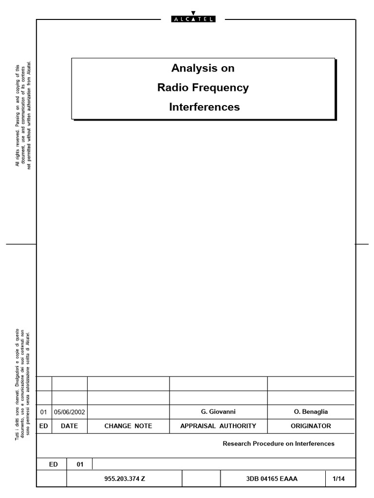 Proc Interference Investigation | PDF | Electromagnetic Interference ...