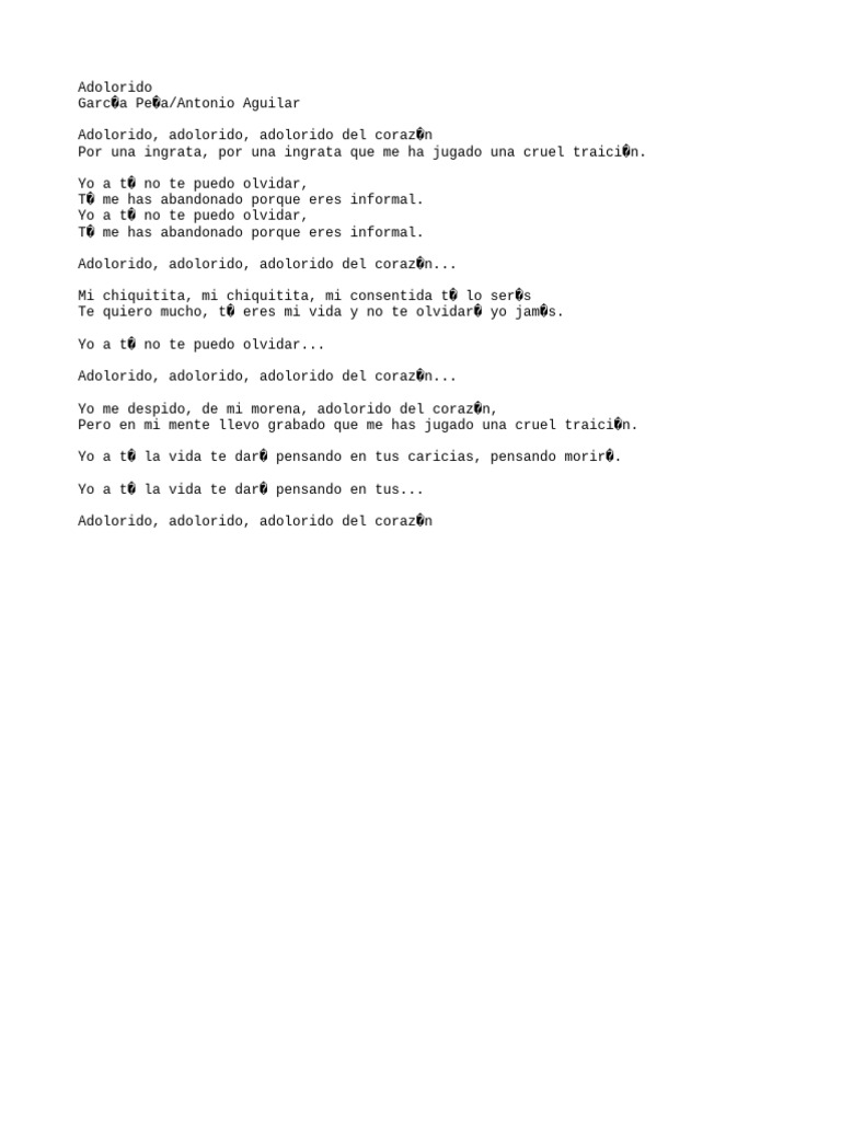 Adolorido | PDF