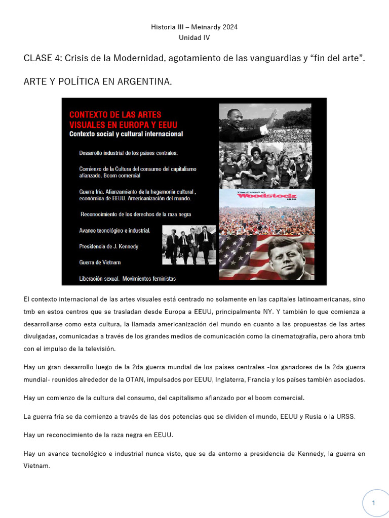 Crisis de la Modernidad en el Arte | PDF | Arte abstracto | Arte de ...