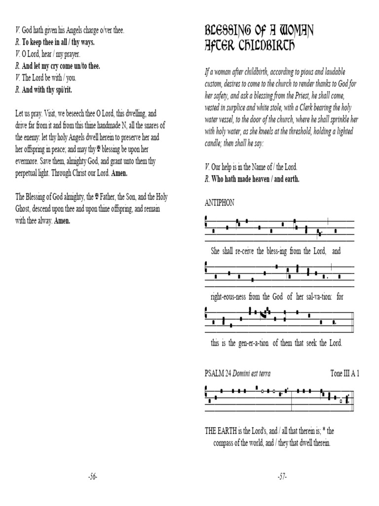 Churching of A Woman After Childbirth Orthodox Ritual | PDF | Religious ...