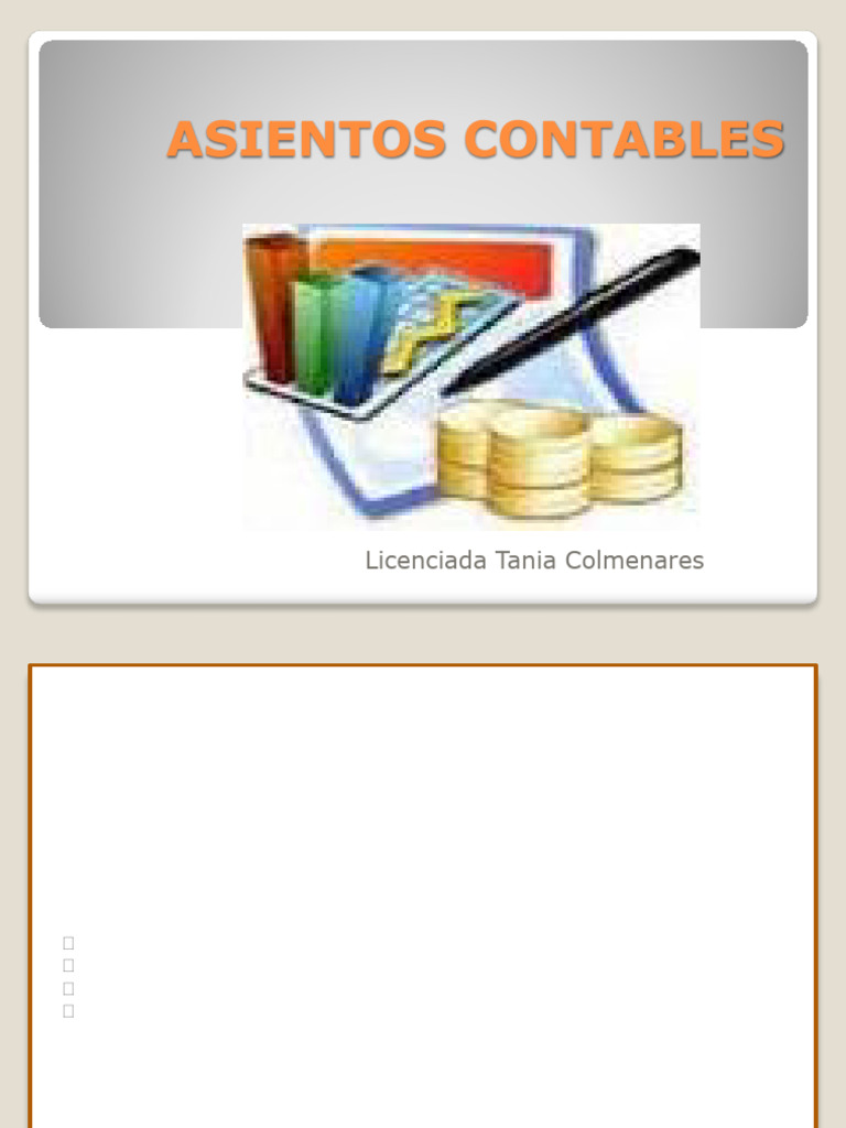 Tipos y Ejemplos de Asientos Contables | PDF | Contabilidad | Factura