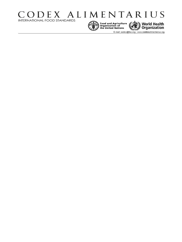 Sweetened Condensed Milk Standards | PDF | Milk | Food Safety