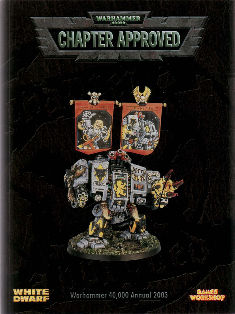 W40K3 - Codex - Chapter Appr 2003 | PDF
