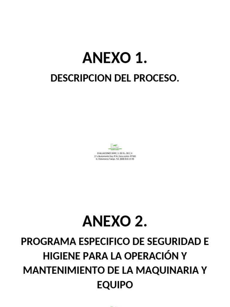 Anexos Generales Nom-004 | PDF
