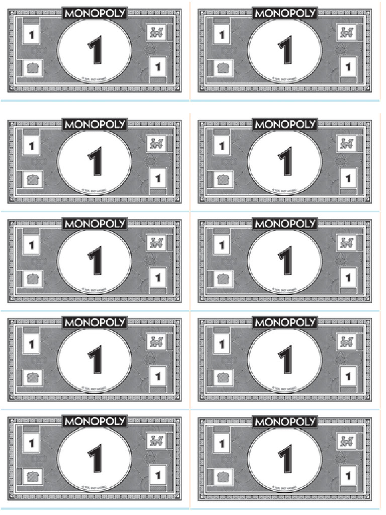 Monopoly money | PDF