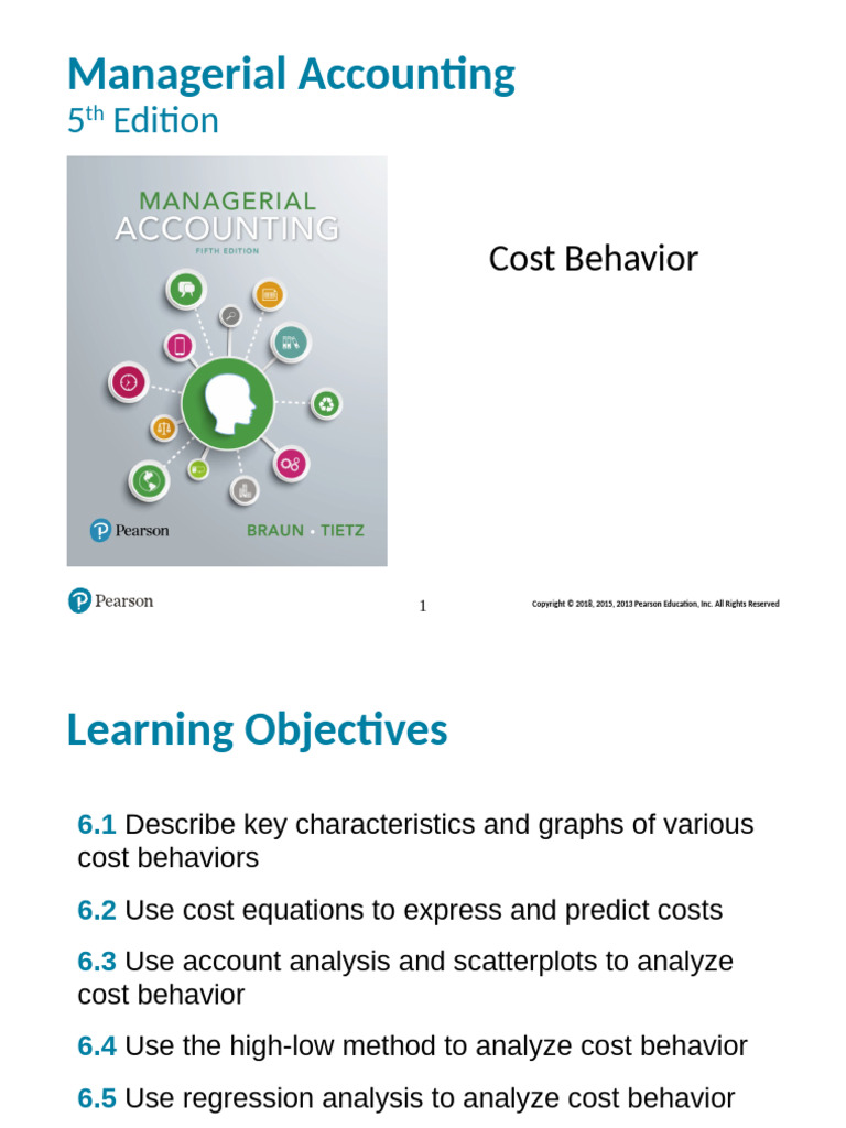 Update 02 Cost Behavior 1 | PDF | Coefficient Of Determination ...