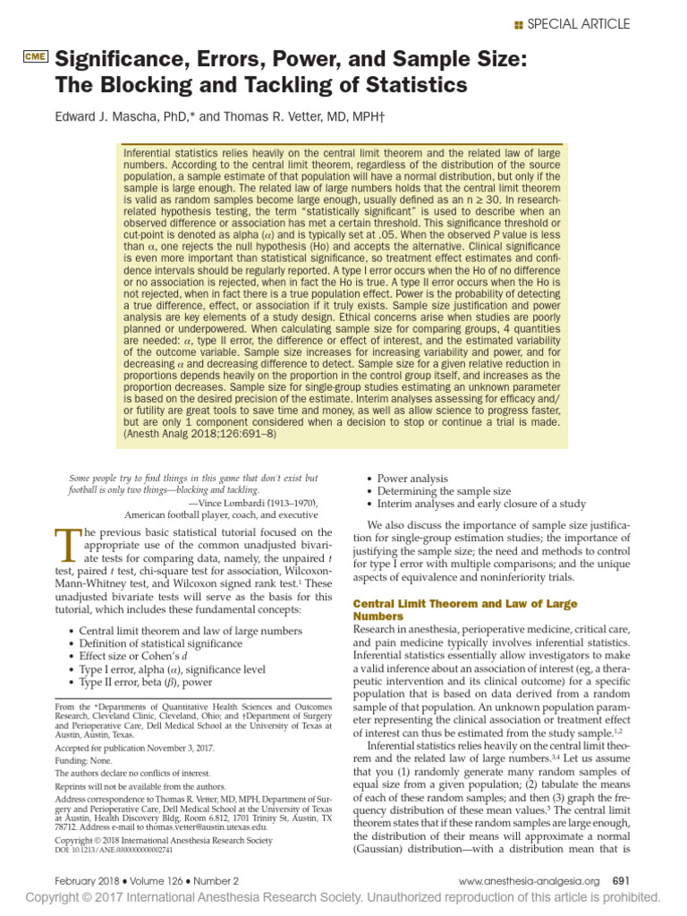 Understanding Statistical Significance in Research | PDF | Statistical ...
