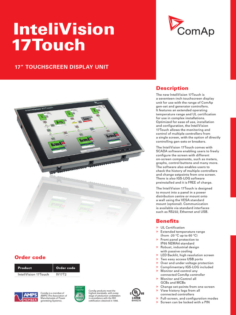 Industrial Touchscreen Display | PDF | Usb | Liquid Crystal Display