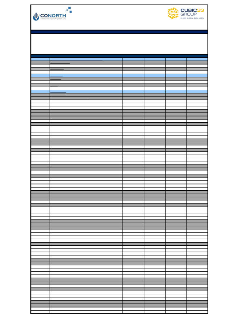 PROPUESTA ECONÓMICA CUBIC 33 - PROYECTO AMPLIACION TALMA | PDF ...