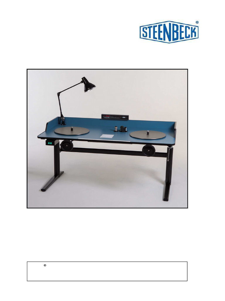 Steenbeck ST2515 Film Rewinder Manual | PDF | Ac Power Plugs And ...