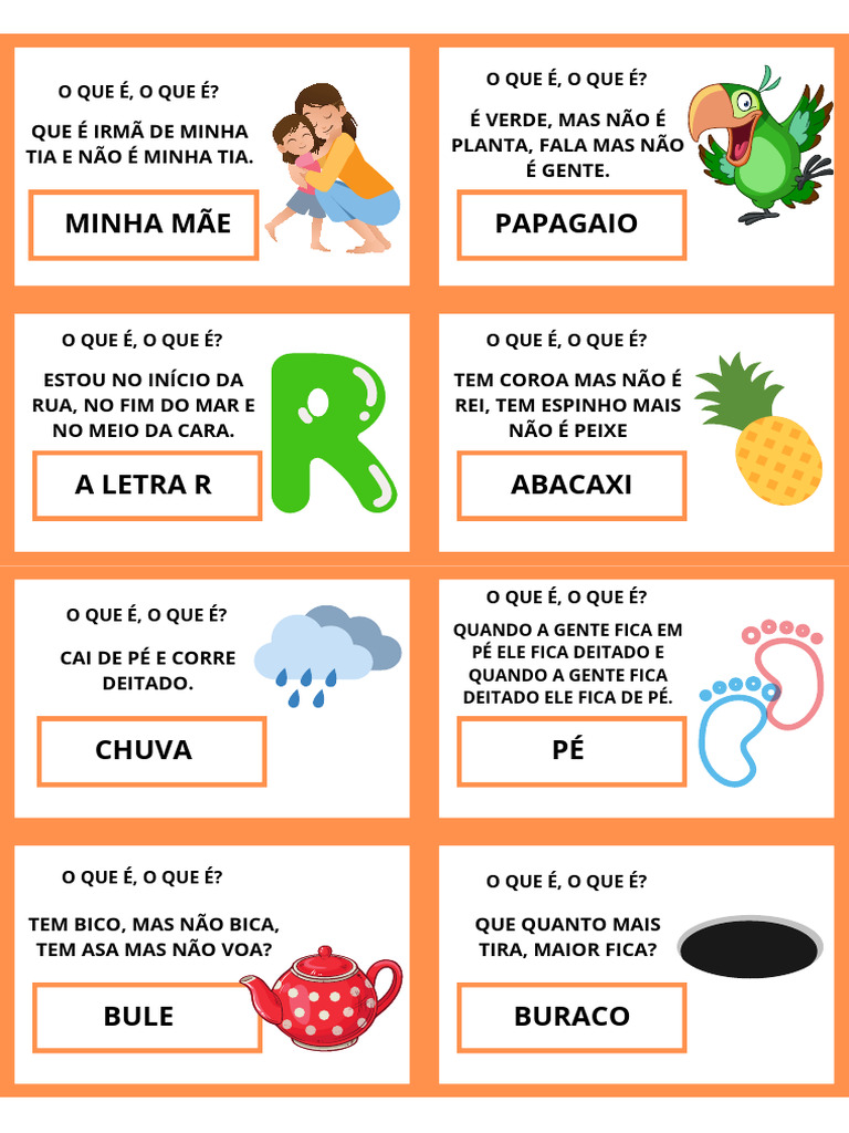 Adivinhas Divertidas para Crianças | PDF