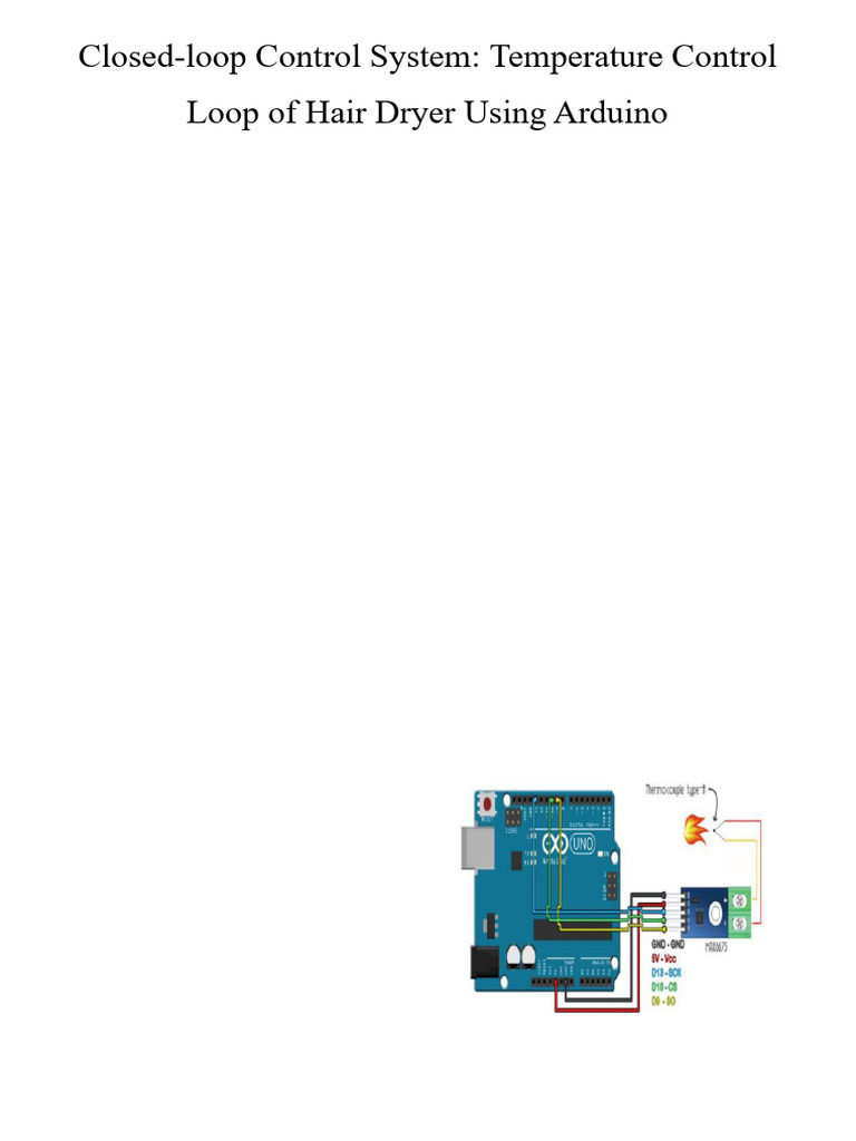 Arduino-Based Hair Dryer Control System | PDF | Programmable Logic ...