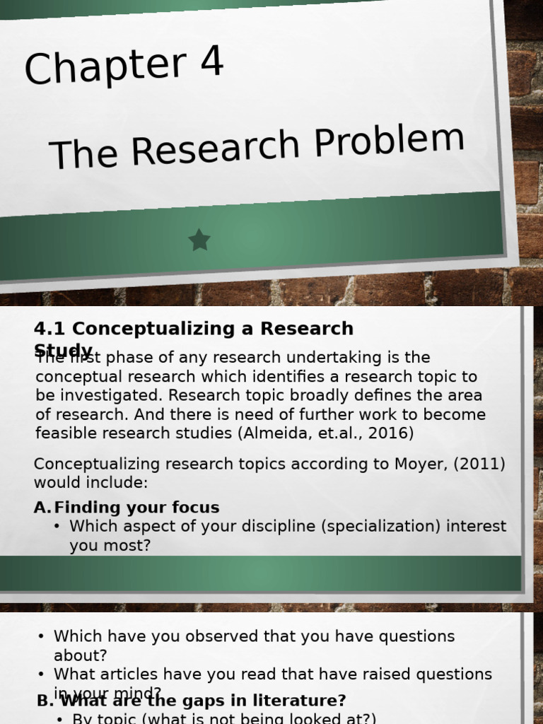 Research Problem and Framework Guide | PDF | Conceptual Model | Theory