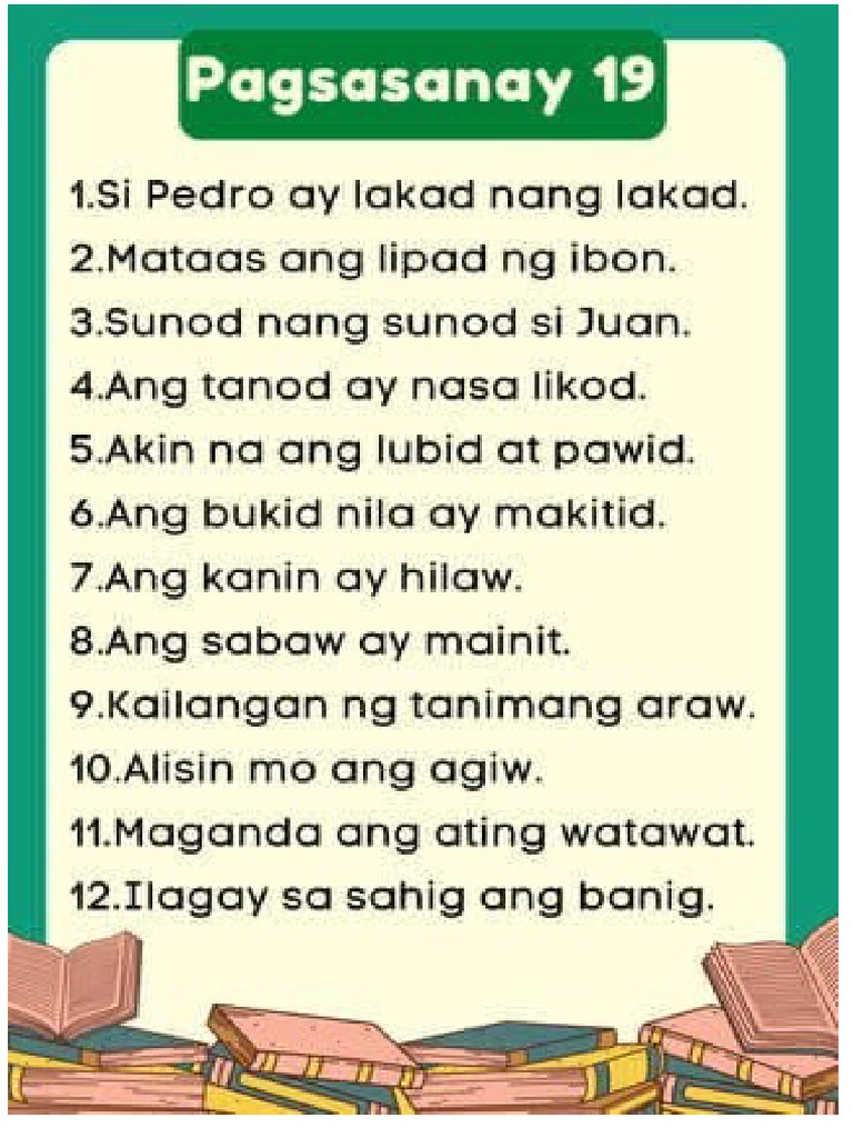 Pabasa 1 | PDF