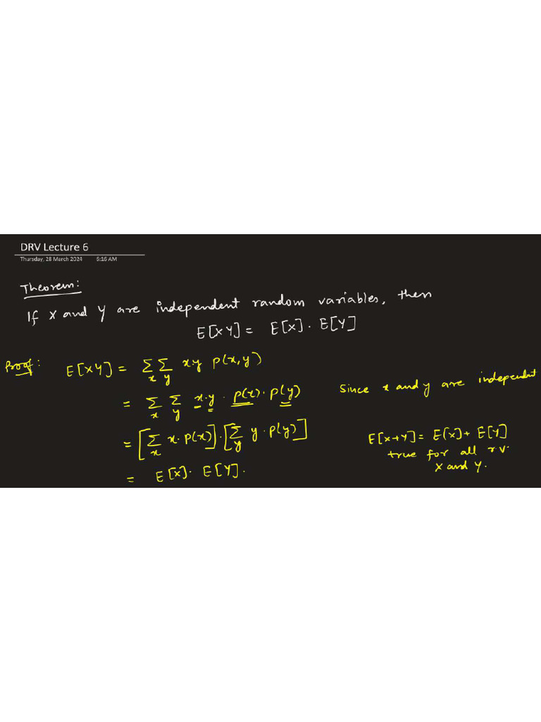 06 Varaince of DRV | PDF