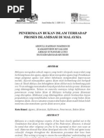 Download HE - Penerimaan Bukan Islam Terhadap Proses Islamisasi Di Malaysia by Akhi Muhammad Aiyas SN83276780 doc pdf
